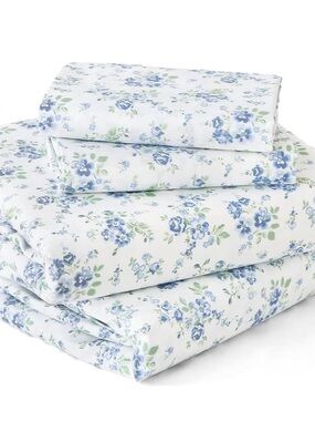 NEW MUXHOMO Full Size 4 Piece Sheet Set, Deep Pocket 16" Wrinkle-Free, Cooling